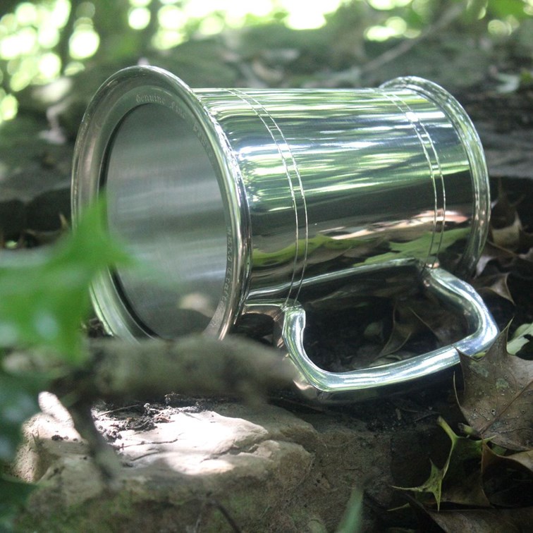 Standard Lined Glass Base One Pint Pewter Tankard Standard Lined Glass Base One Pint Pewter Tankard