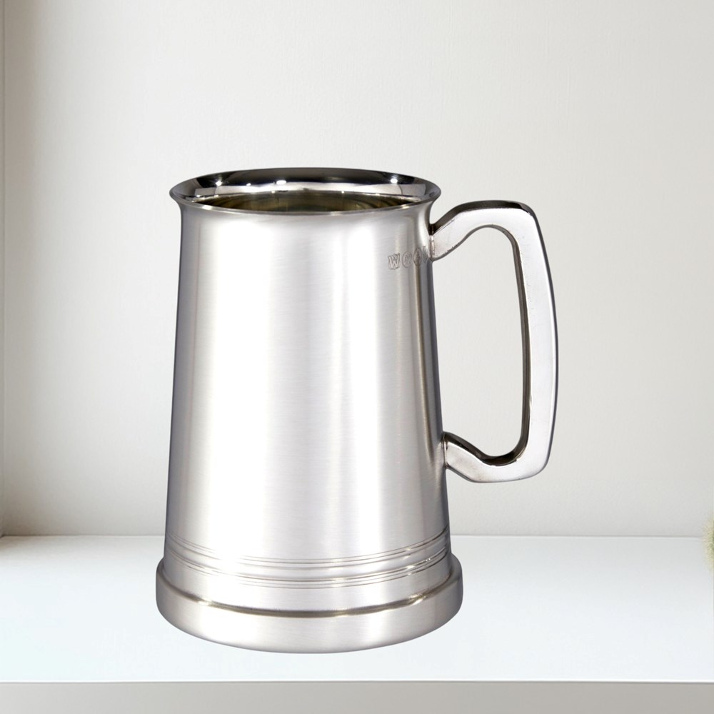 Hereford X Range Heavy Satin One Pint Pewter Tankard