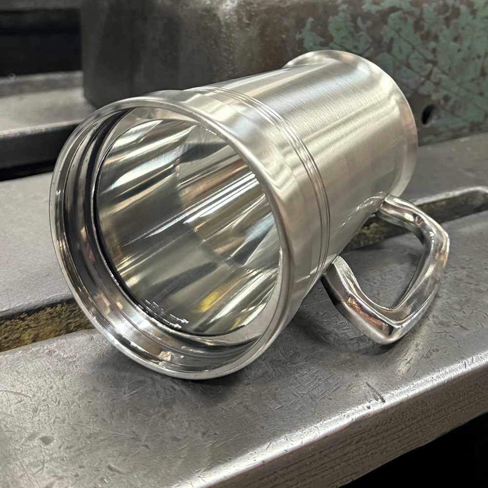 Hereford X Range Satin Glass Base One Pint Pewter Tankard Hereford X Range Satin Glass Base One Pint Pewter Tankard