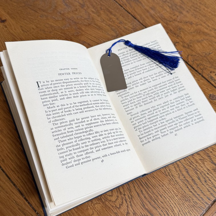 Stainless Steel Book Mark With Tassel