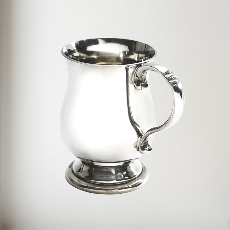 Baby Georgian Pewter Mug Baby Georgian Pewter Mug
