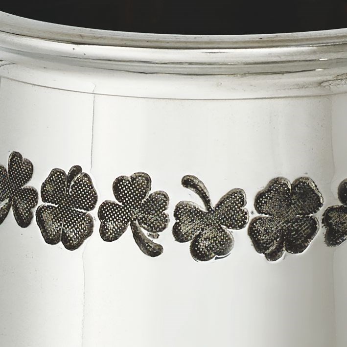 Shamrock Quarter Pint Pewter Baby Mug Shamrock Quarter Pint Pewter Baby Mug