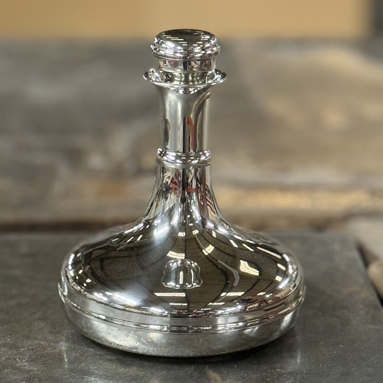Pewter Ships Decanter Pewter Ships Decanter