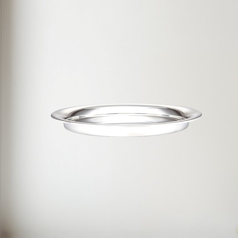 Small 170Mm Round Pewter Tray Small 170Mm Round Pewter Tray