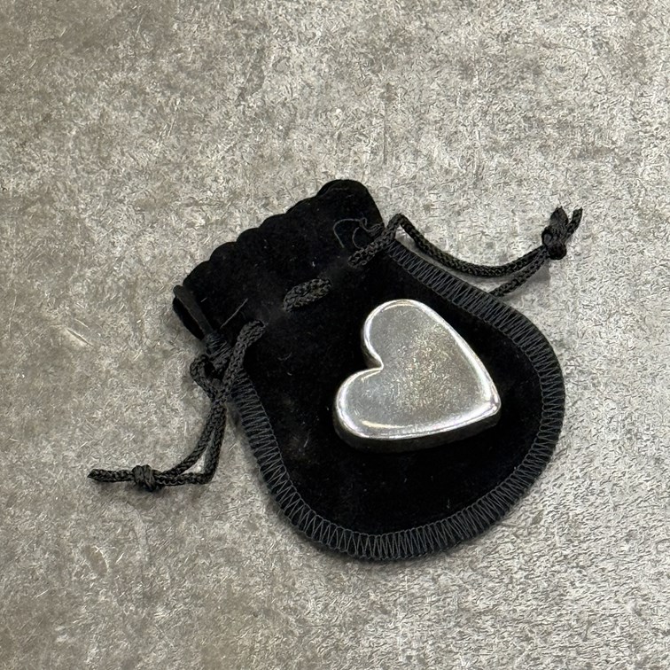 Small Cast Pewter Heart