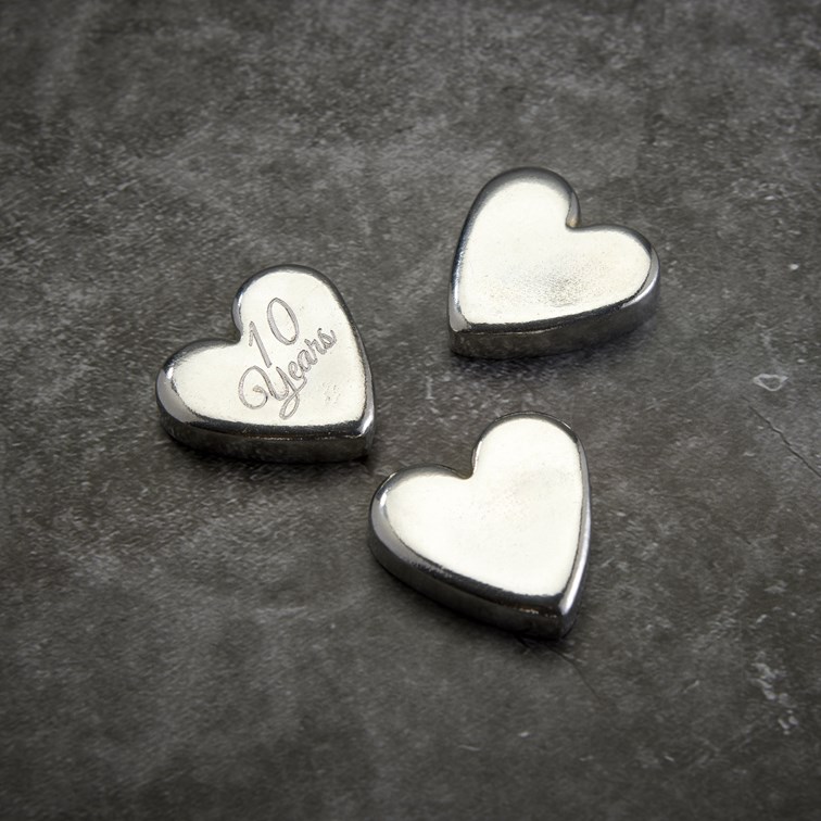 Small Cast Pewter Heart