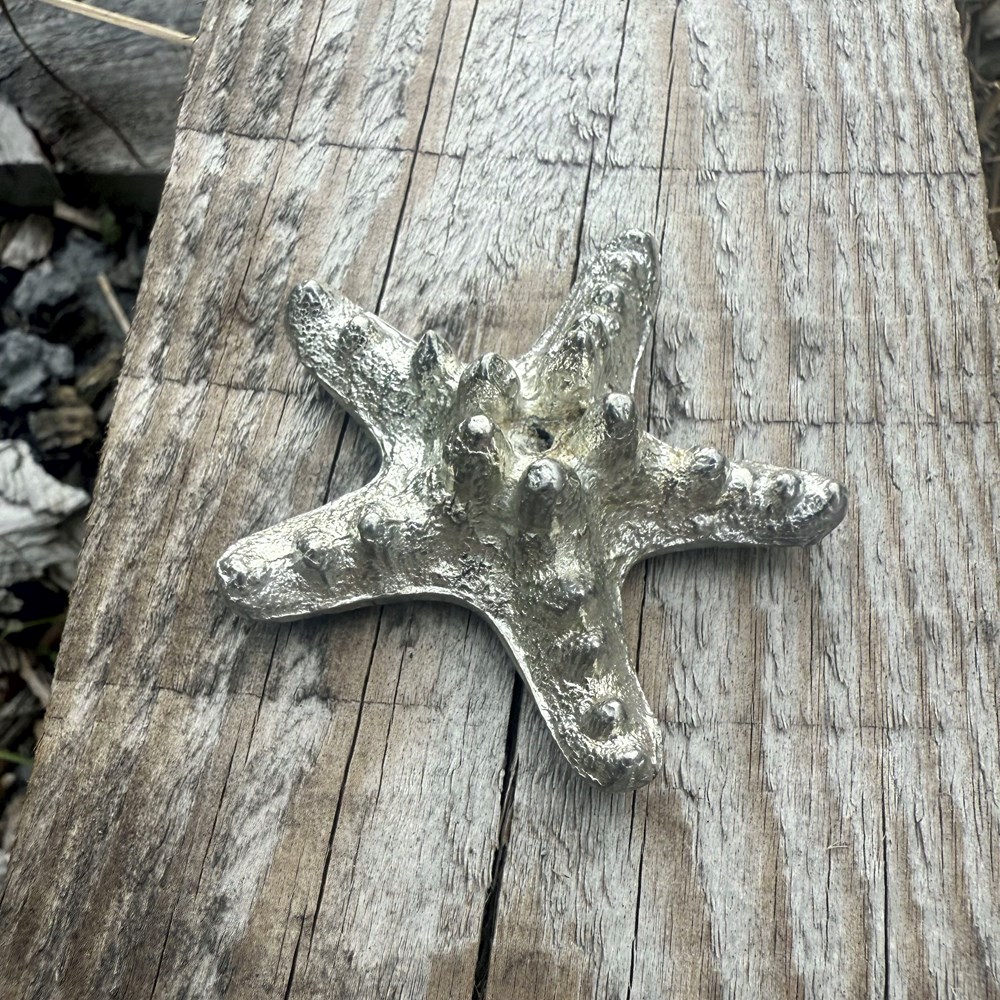 Cast Pewter Starfish Ornament