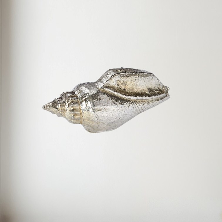 Cast Medium Sea Snail Ornament Cast Medium Sea Snail Ornament