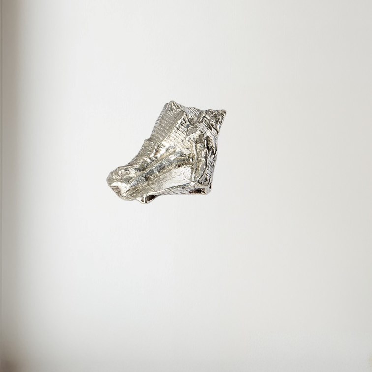 Cast Pewter Conch Shell Ornament