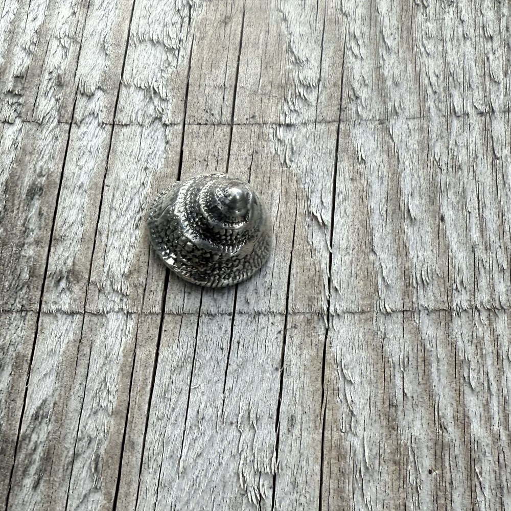 Cast Pewter Periwinkle Ornament