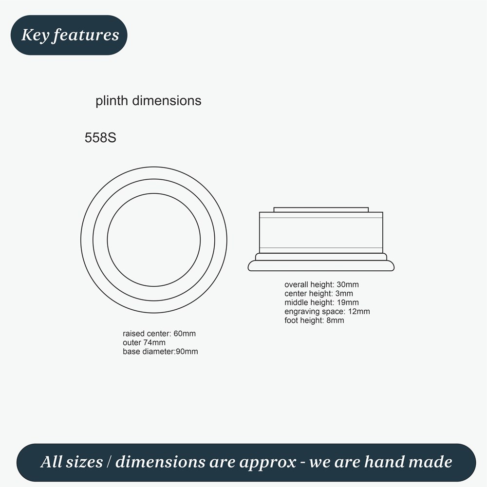 Small Pewter Claret Jug Plinth Small Pewter Claret Jug Plinth