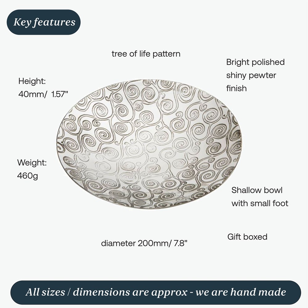 Tree Of Life Pewter Bowl Tree Of Life Pewter Bowl