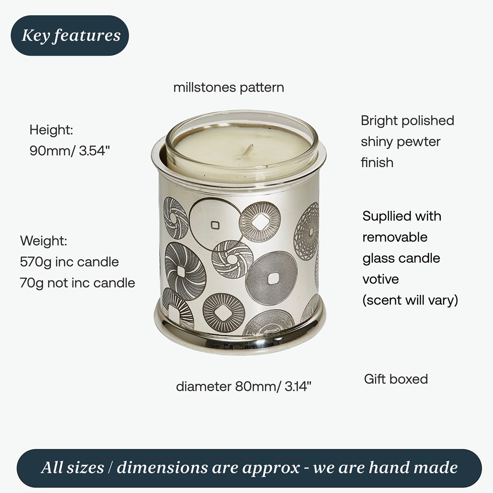 Millstones Candle Votive