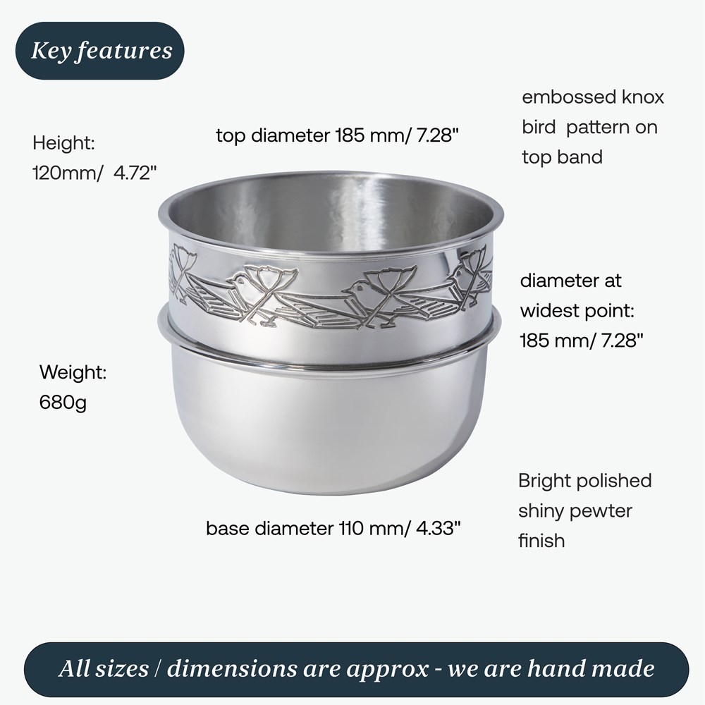Knox Pewter Birdy Bowl Knox Pewter Birdy Bowl