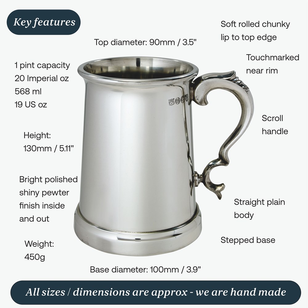 Vanguard Heavy One Pint Tankard