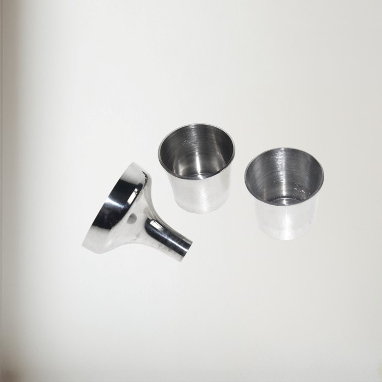 funnel and nip cups for the presentation box