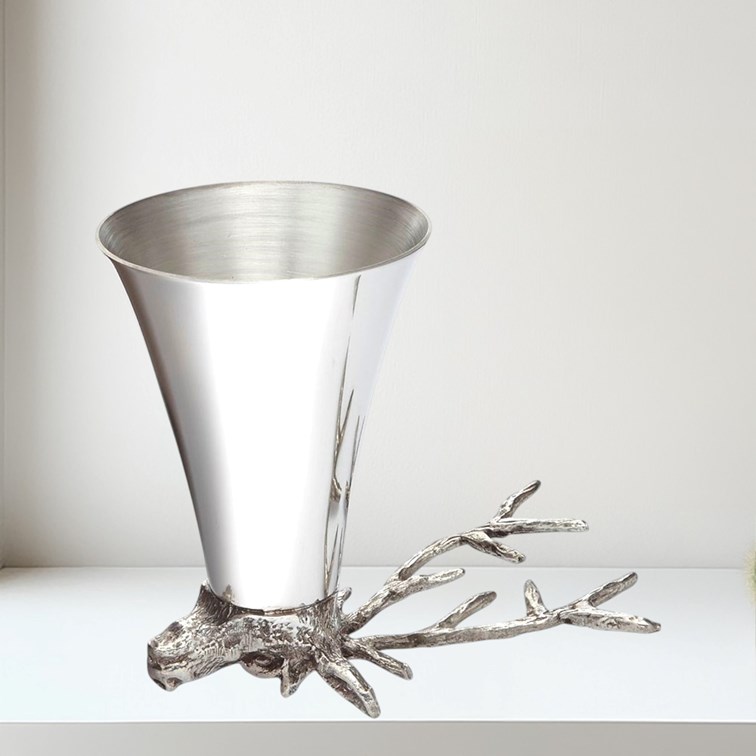 5oz Stag Head Pewter Jigger Cup