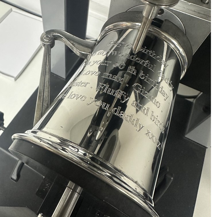 Irish Harp  One Pint Pewter Tankard