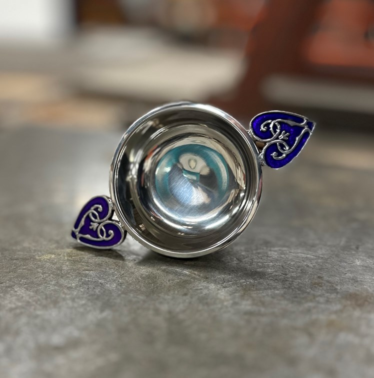 Standard Purple Heart Of The Highlands Quaich Standard Purple Heart Of The Highlands Quaich