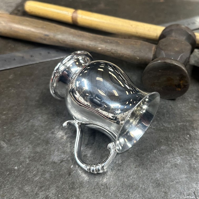 Baby Georgian Pewter Mug