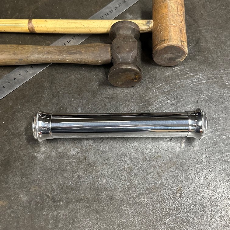 Aluminium And Pewter Certificate Tube Holder