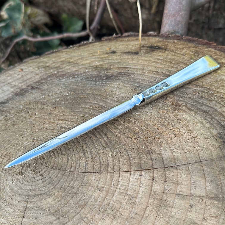 Cast Pewter And Stainless Letter Opener