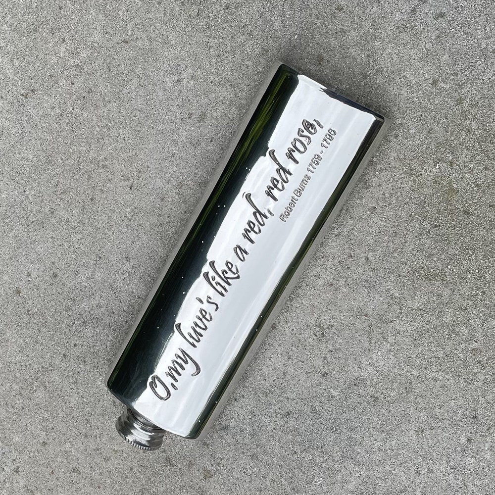 O My Luv Burns Rose Purse Flask O My Luv Burns Rose Purse Flask