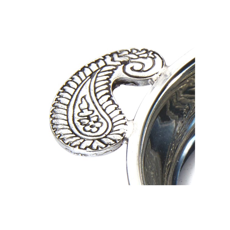 Standard Paisley Pewter Quaich Standard Paisley Pewter Quaich
