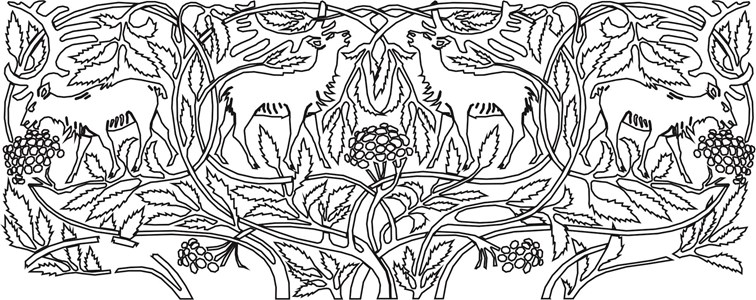 Brass Rim Stag Pewter Tankard | Brass Rim STAG Pewter Tankar