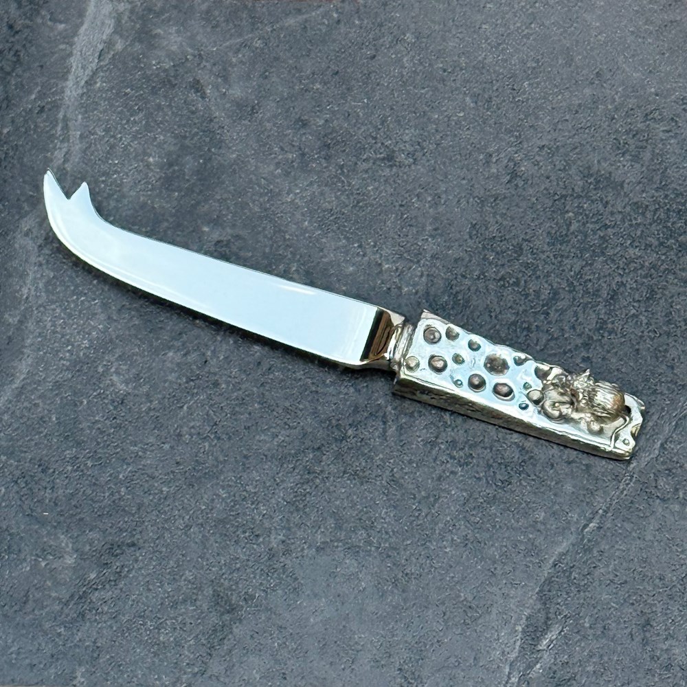 Cast Pewter Mouse Cheese Knife