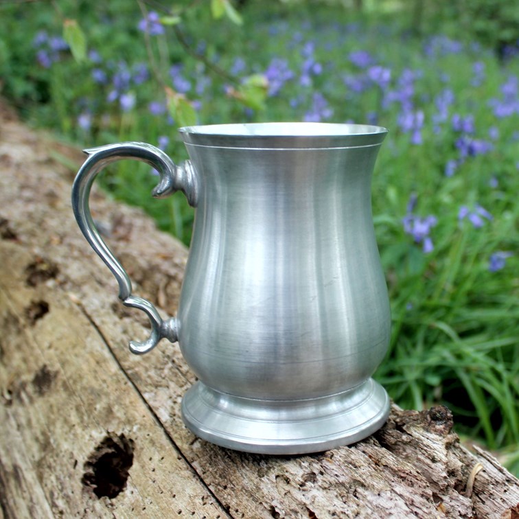 T1 abbey bell tankard outside with bluebells
