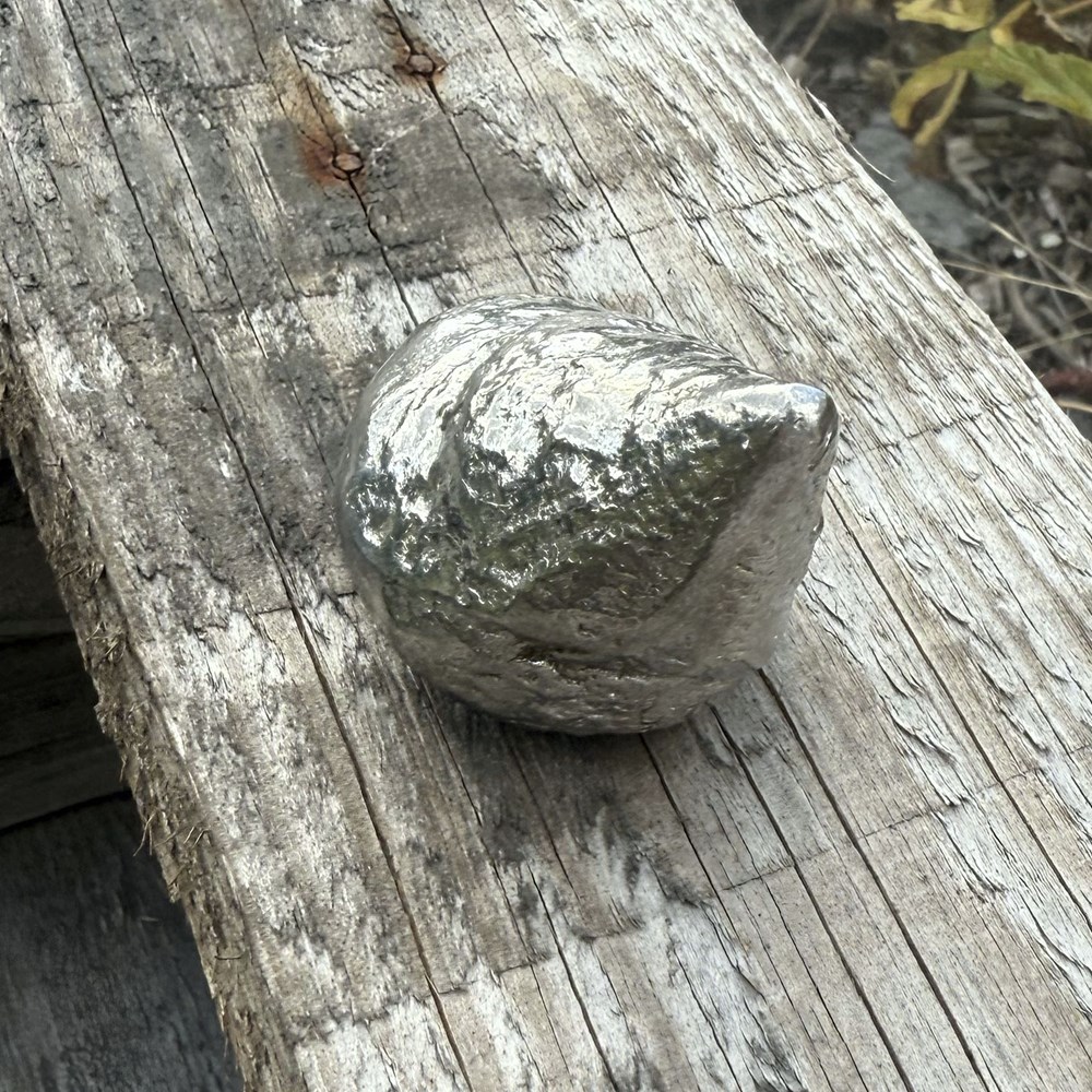 Cast Pewter Top Shell Ornament