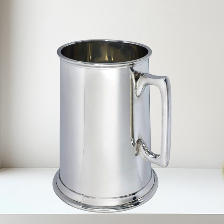 Plain Giant Four Pint Pewter Tankard
