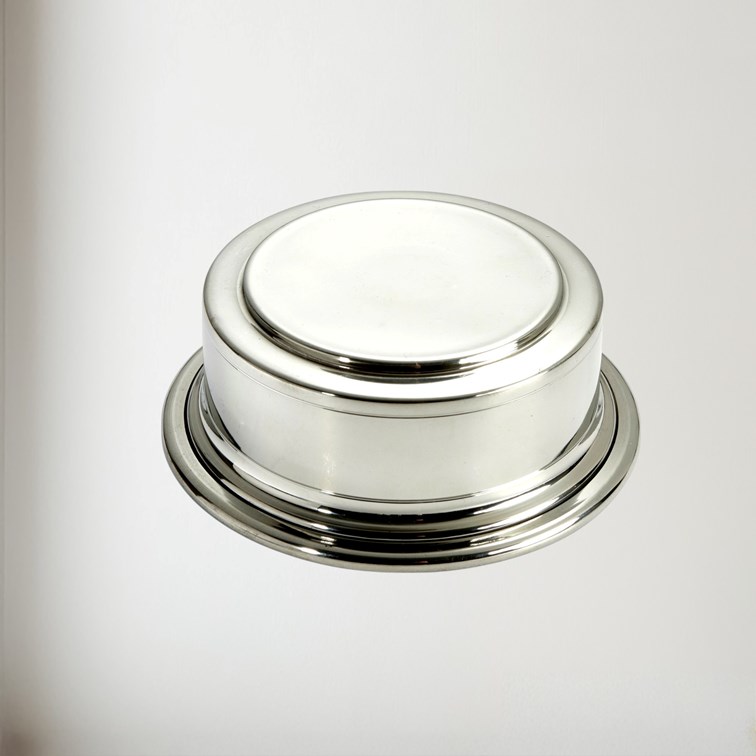 Large Pewter Claret Jug Plinth