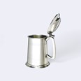 Standard Lidded One Pint Pewter Tankard Standard Lidded One Pint Pewter Tankard
