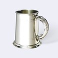 Fish Handle One Pint Pewter Tankard Fish Handle One Pint Pewter Tankard
