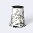 God Child Quarter Pint Pewter Baby Mug God Child Quarter Pint Pewter Baby Mug