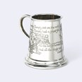 Humpty Dumpty Quarter Pint Pewter Baby Mug Humpty Dumpty Quarter Pint Pewter Baby Mug