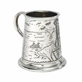 Noahs Ark  Quarter Pint Pewter Baby Mug