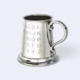 Pewter Tutor Quarter Pint Baby Mug Pewter Tutor Quarter Pint Baby Mug