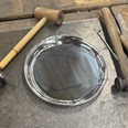 Large 300mm Round Pewter Tray Large 300mm Round Pewter Tray