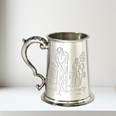 Golf Scene One Pint Pewter Tankard Golf Scene One Pint Pewter Tankard