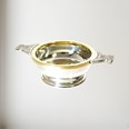 Medium Celtic Gold Brass And Pewter Quaich Medium Celtic Gold Brass And Pewter Quaich