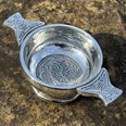 Small Celtic Circle Pewter Quaich Small Celtic Circle Pewter Quaich