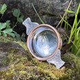 Small Copper Rim Pewter Quaich | Small Copper Rim Pewter quaich