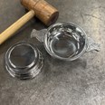 Medium And Large Pewter Quaich Plinth Medium And Large Pewter Quaich Plinth