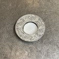 Round Celtic Cast Pewter T-Lite Candle Holder Round Celtic Cast Pewter T-Lite Candle Holder