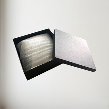 26oz Giant Plain Pewter Kidney Spirit Flask