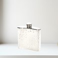 4oz Hammered Pewter Kidney Hip Flask 4oz Hammered Pewter Kidney Hip Flask