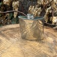 4oz Peacock Pewter Kidney Hipflask 4oz Peacock Pewter Kidney Hipflask